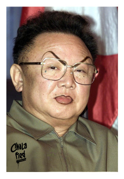 cholafied:  Chola Kim Jong-il aka RIP Leva