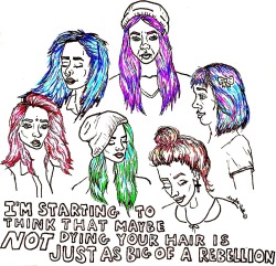 brandonsaturday:  I’ve been saying this for the longest time People now a’ days try so hard to stand out that they all seem to look like each other … just brighter colors  exactly