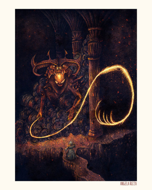 pacalin: Durin’s Bane - by Angela Rizza 8x10 signed prints available at Etsy.