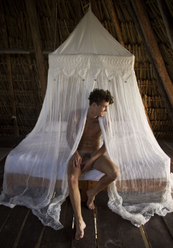 dirtyr:Having Nothing and Owning the World, Tulum, Mexico. Self Portrait by Simon Lohmeyer