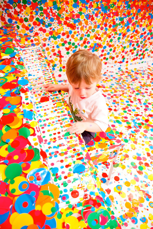 Yayoi Kusama (1929 - )The Obliteration Room at Queensland Gallery of Modern Art by the contemporary 