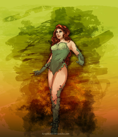 dcplanet:  Poison Ivy - St. Patricks Day Art by scriptKittie 