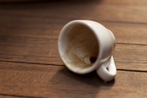 coffeenotes:  Empty Espresso by voidboi on Flickr.