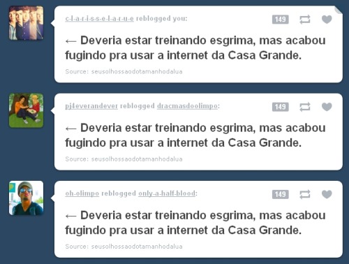 filhadoolimpo:  Enquanto isso na arena… Quiron: Ué, cadê os semideuses?  