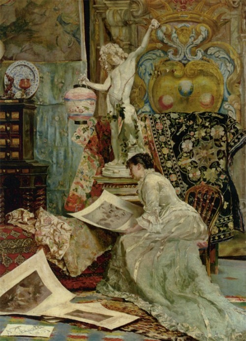 Napoleone Conccetti: In the Salon, 1881.