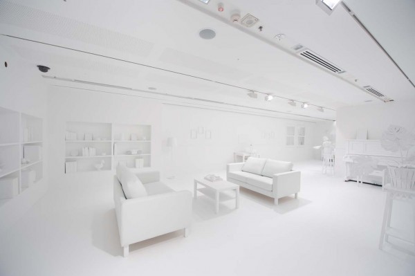 zipzapzonk:  yayoi kusama ‘the obliteration room’  love this! seeing her exhibition