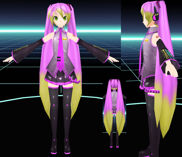 — Rina Hatsune Project Extend MMD model up for...