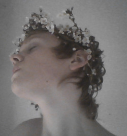 noose:  lavandula:  look at how pretty this flower crown is! (*´・ｖ・)   i actually think i might be in love with you a little 
