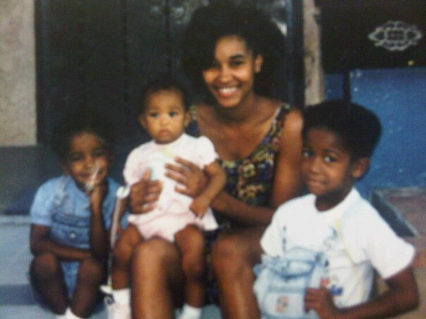 Fuck Yeah! B2k! — Little Omari with his mom, Little O'Ryan, and baby...
