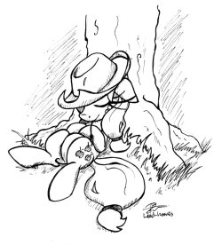 darthfranny:  Restin’ by *darth-franny Ugh this looks wrong, particularly the head… fuck 