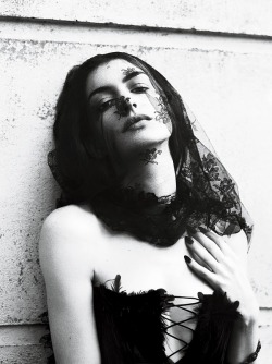 inspirationgallery:  Anne Hathaway by Mert Alas and Marcus Piggott for Interview September 2011, styled by Karl Templer 