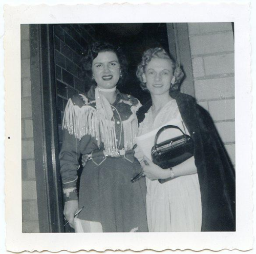 Ms. Patsy Cline and Mrs. Hawkshaw Hawkins, Jean Shepard.