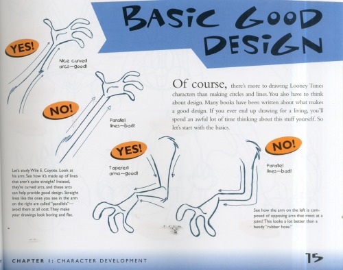 artisticallyinsaneblog: animationlinks: drawing tips from Animating the Looney Tunes way. hand 