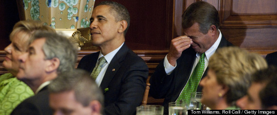 John Boehner Cries While Listening To Traditional Irish Music During St. Patrick’s Day Luncheon Via Huffington Post