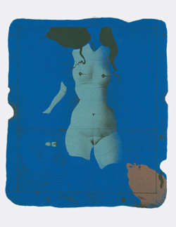 yama-bato:  Paul Wunderlich, German (1927 - 2010) Title: Torso sur une Pierre Bleue from Souvenirs de Portraits d’Artistes. Jacques Prévert: Le Coeur à l’ouvrage. Year: 1972 Medium: Lithograph on Vellum Edition: 800  Size: 12.75 in. x 10 in. (32.39 cm