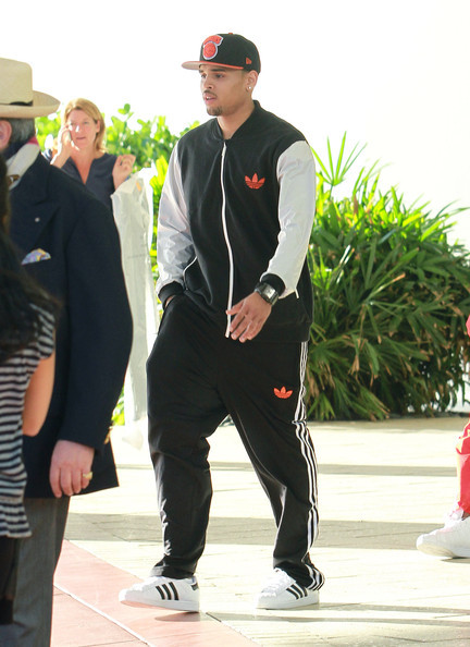 -Adidas Originals Letterman jacket and Firebird track pants you can buy the letterman here and the t