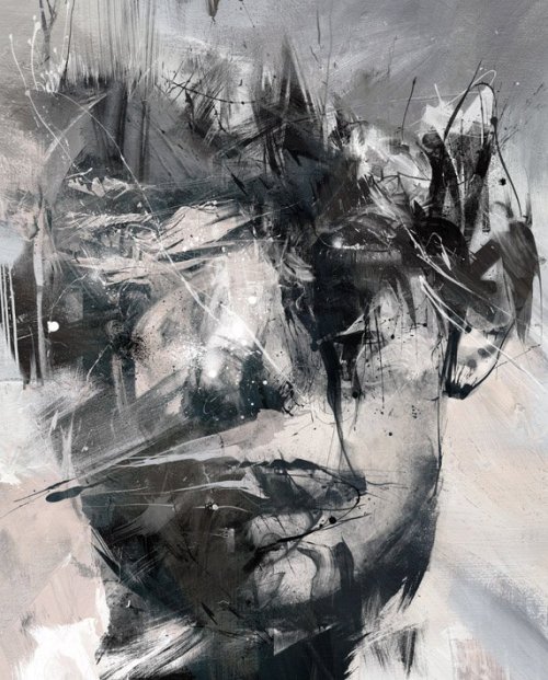 signalgallery.comRuss Mills (aka Byroglyphics) portrait of Vincent Van Gogh