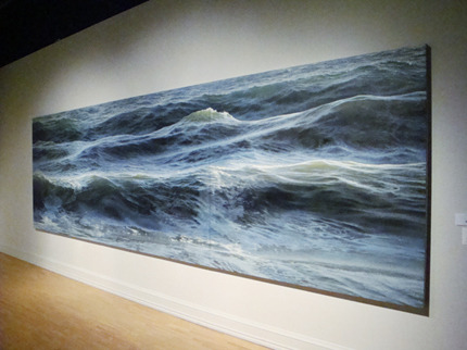 pulmonaire:  Open Water by Ran Ortner is a 19 foot painting, not a photograph.