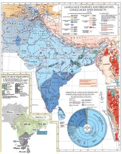 deafmuslimpunx:  adreamcontrolled:  language map of the south asian subcontinent  Hindi / Urdu &amp; barely Bihari spoken in my family.  I&rsquo;m only fluent in about 14 Gujurati words&hellip;.