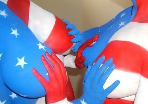 Happy Flag Day, America. I salute flat-girls-are-so-90-s for this uplifting bit of patriotism.
