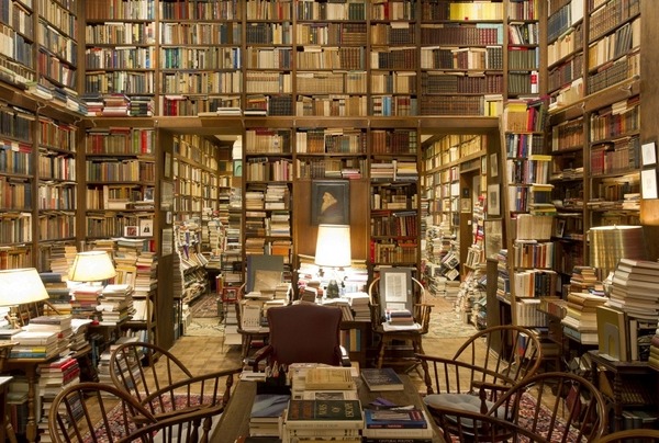 Professor Richard A. Macksey’s personal library. Wow.