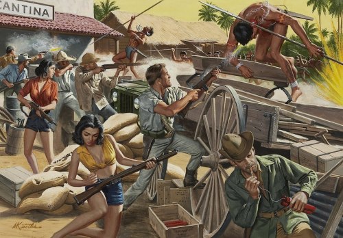 Sex vitazur:  Mort Künstler (American b. 1931). pictures