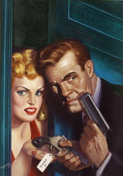 vitazur:  Rafael DeSoto (American 1904 - 1992). Exhibit A, pulp cover. 