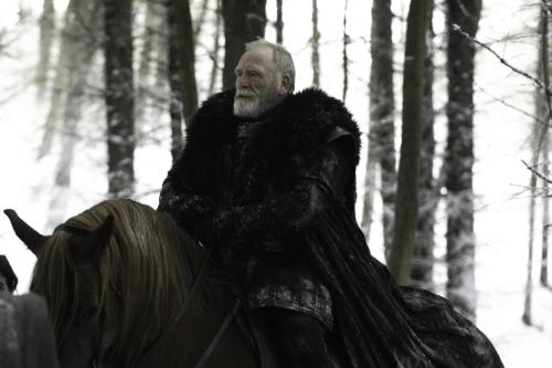 wicnet:  James Cosmo as Commander Jeor Mormont (Credit: HBO/Helen Sloan)  No beating around the bush