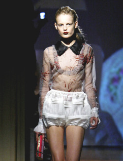 Hanne Gaby Odiele At Miu Miu Spring 2008