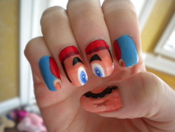 beautylish:  Geek is the new chic! Check out our video game inspired nails - including these Mario nails from Beauty Lindsay N.! 