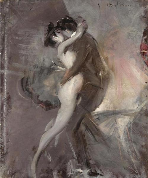 poboh:  The Couple, 1905, Giovanni Boldini. Italian Academic Painter (1842 - 1931) 