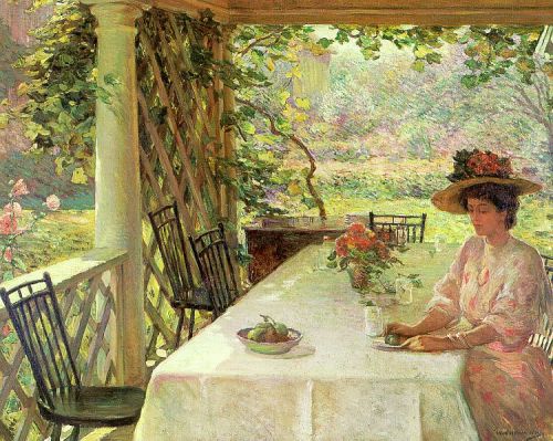 On the Porch, William Chadwick