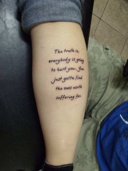 fuckyeahtattoos:  This is my first tattoo that I got on July 8th, 2010. I absolutely love it. It’s simple, yet has a strong meaning. It was done by Fred Sharpe at Studio Maxx in St. Johns, NL. 
