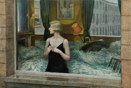 mikeworrall.comMike Worrall, The Trouble with Time, oil on canvas, 122x183cm, 2008-9