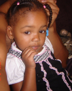 fuckyeahfamousblackgirls:  2 Year old Erica