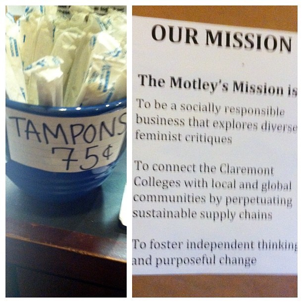 #feministcoffeeshop (Taken with Instagram at Scripps College Malott Commons Dining)