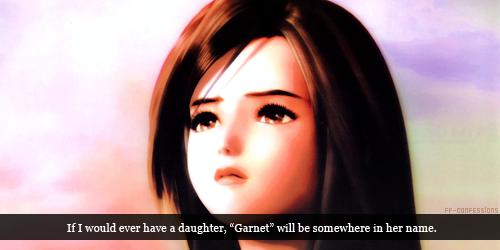 If I would ever have a daughter, &ldquo;Garnet&rdquo; will be somewhere in her name.