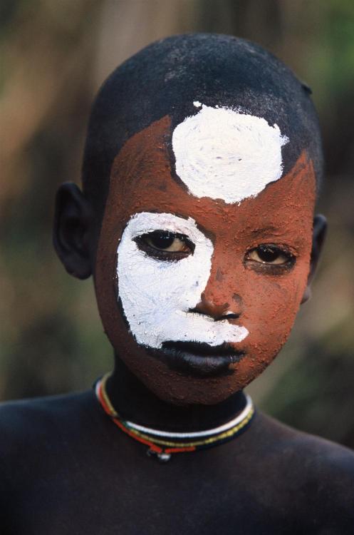 tonguedepressors:  Hans Silverster Four portraits form Les Peuples de l’Omo Ethiopie 