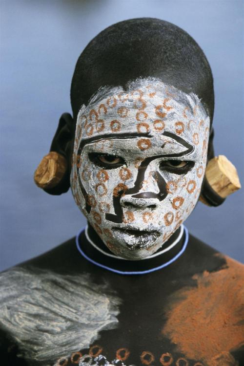 tonguedepressors:  Hans Silverster Four portraits form Les Peuples de l’Omo Ethiopie 