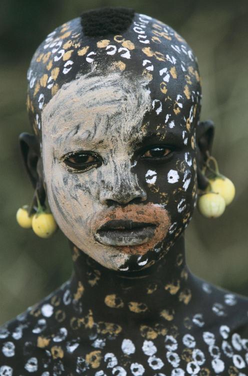 tonguedepressors:  Hans Silverster Four portraits form Les Peuples de l’Omo Ethiopie 