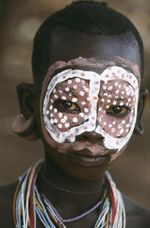 tonguedepressors:  Hans Silverster Four portraits form Les Peuples de l’Omo Ethiopie 