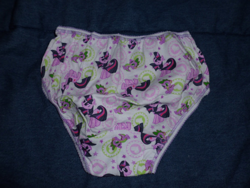 antistellar:  mestopho:  billthesetite:  mestopho:  billthesetite:  wolfnanaki:  Look at the panties.  I need a brony girlfriend to model these for me. :S  Um, these are childrens underwear.  Just a bit creepy.   Only if you think I’m putting them