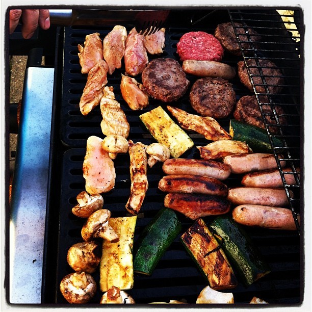 -insomniaticdreams:  First BBQ of the year! (Taken with instagram) 