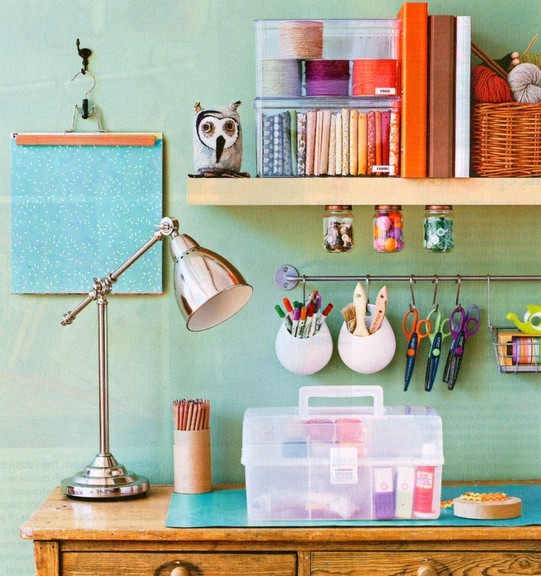 myidealhome:
“ • colourful crafts room (via DigsDigs)
”