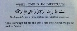 afghangster:  Daily Dua: When One Is In Difficulty 