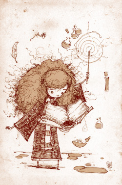 zipper-teeth:  Hermione sketch by Skottie