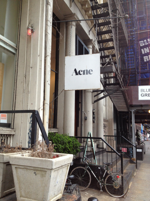 exxuberance:I finally went to the famous acne store! Amazee as expected