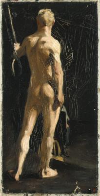 artqueer:  Edward Hopper: Male Nude (1902-04)