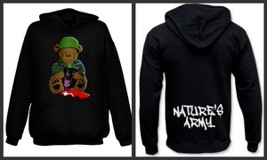 Chris Brown in cousin Austin Brown’s clothing line, Nature’s Army