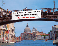 visual-poetry:  “art doesn’t have to be ugly to look clever” from the billboard project by patrick mimran 